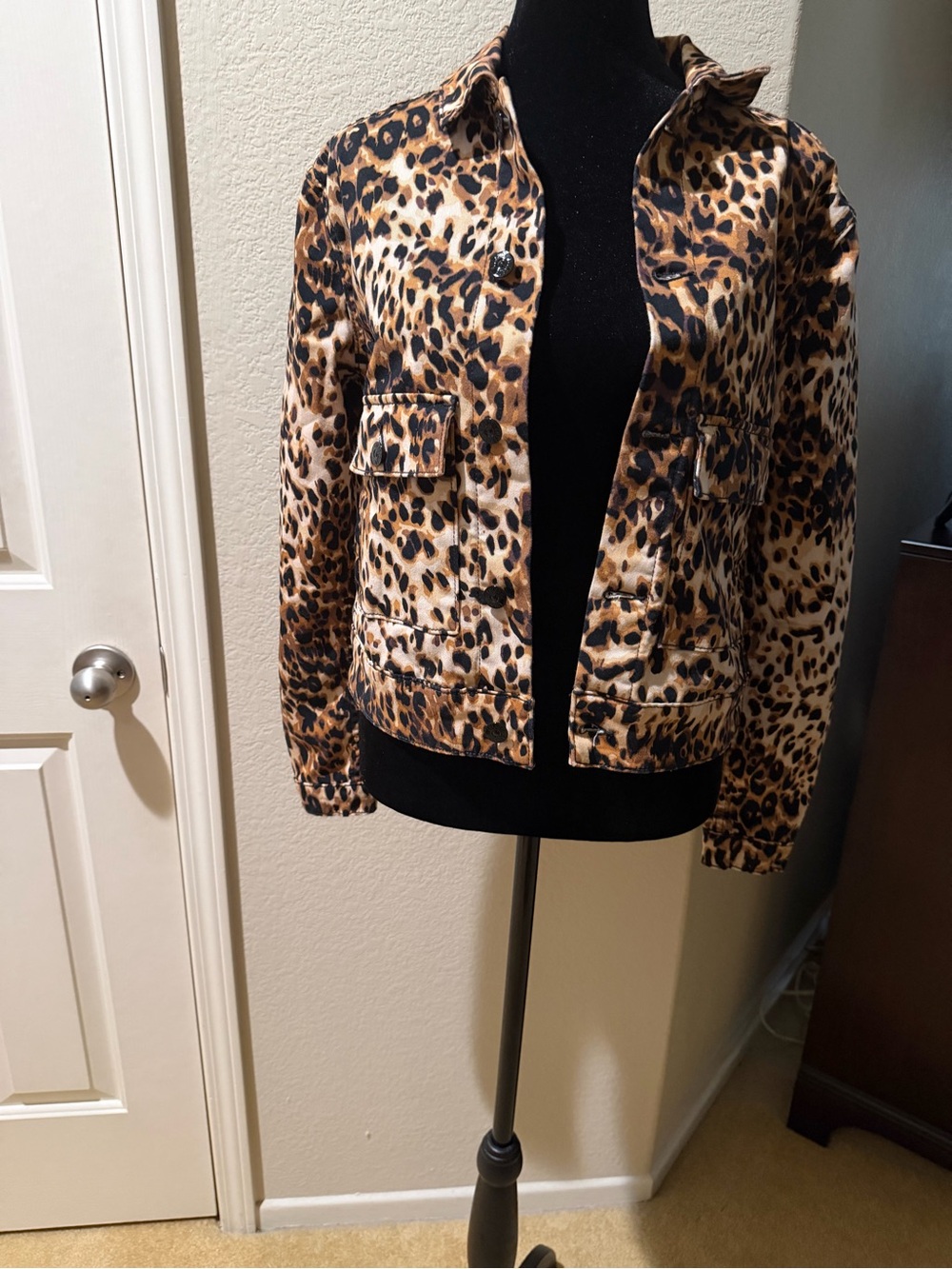Leopard Print Women's Jacket - Animal Print
